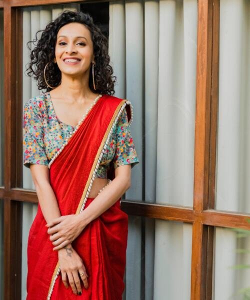 Chanderi Saree with Blouse