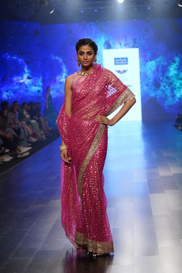 Rani Pink Saree