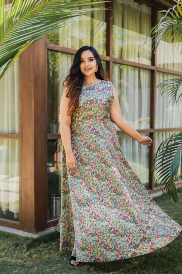Moroccan Inspired Printed Maxi - Image 2