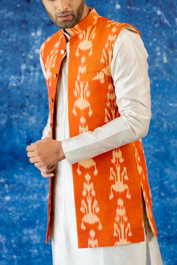 Orange Ikat Bundi Set - Image 4