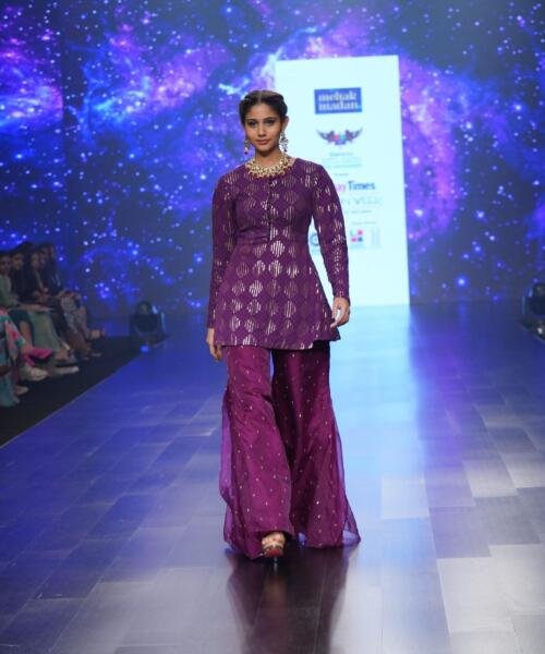 Aubergibe Kurta Sharara set