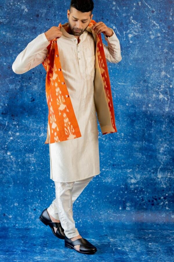 Orange Ikat Bundi Set - Image 6