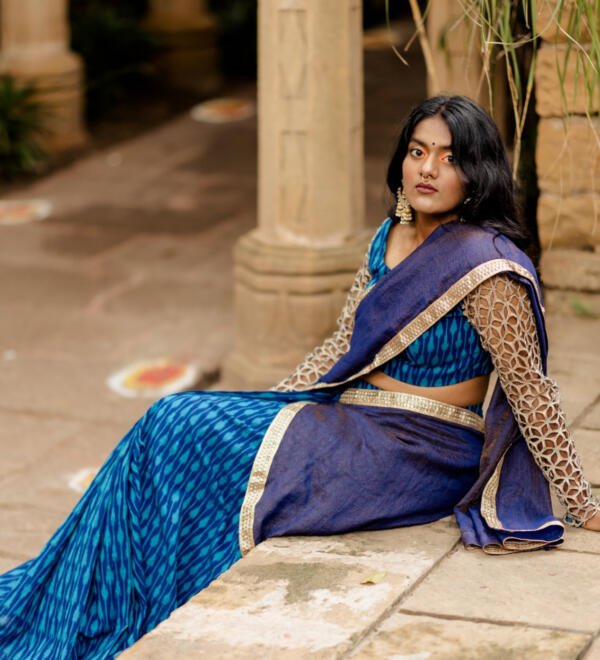 Pre Draped Saree - Image 3