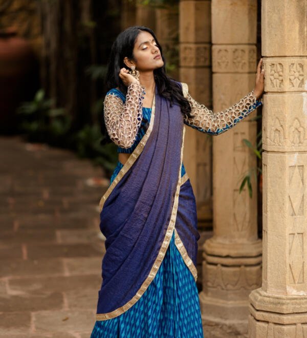 Pre Draped Saree - Image 7