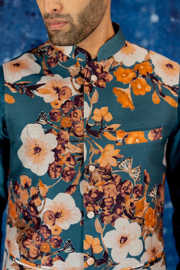 Blue Floral Bundi Set - Image 6