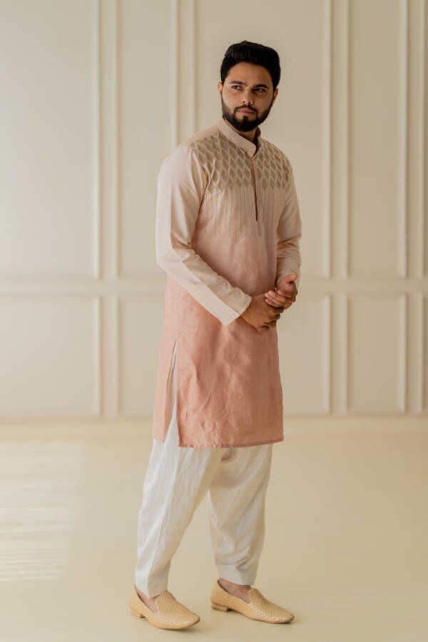 Ombre Kurta With Patiala - Image 5