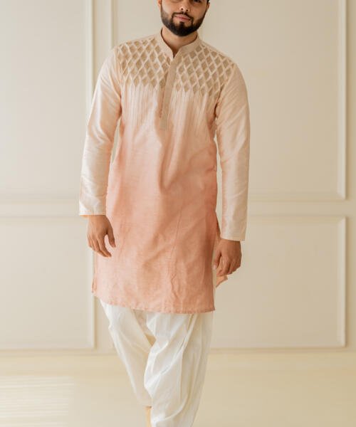 Ombre Kurta With Patiala