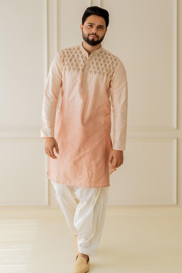 Ombre Kurta With Patiala