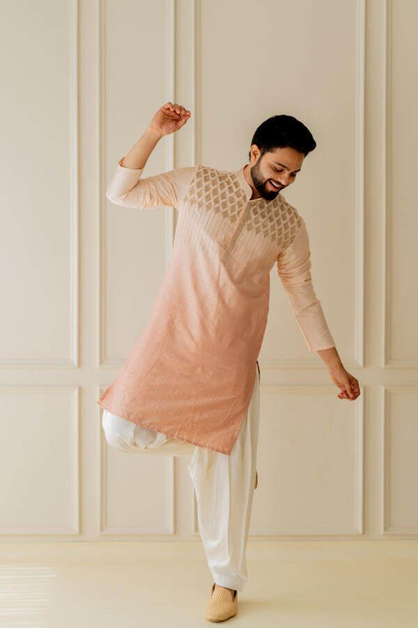 Ombre Kurta With Patiala - Image 4