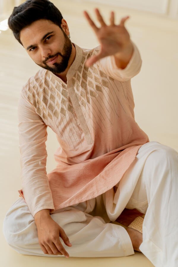 Ombre Kurta With Patiala - Image 7