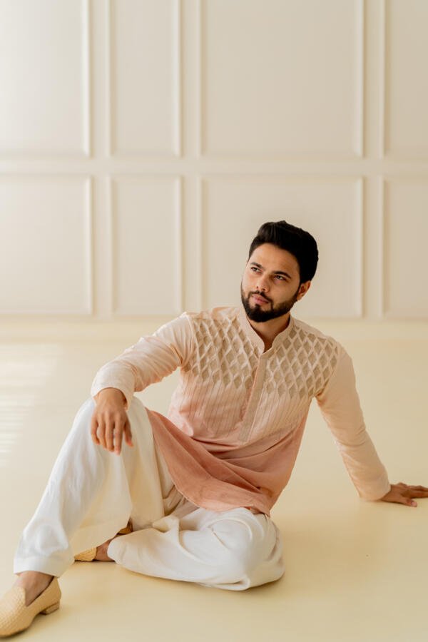 Ombre Kurta With Patiala - Image 8
