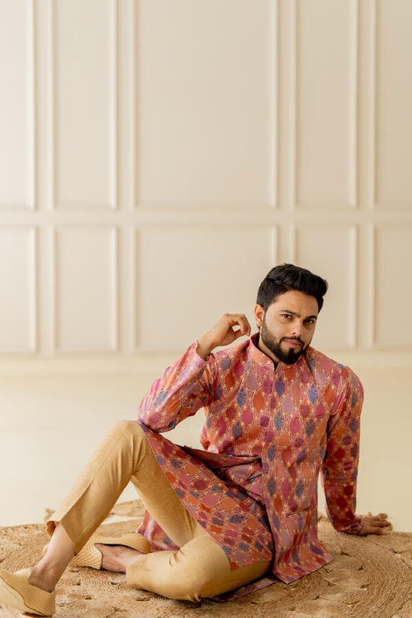 Pink Printed Bundi Set - Image 8