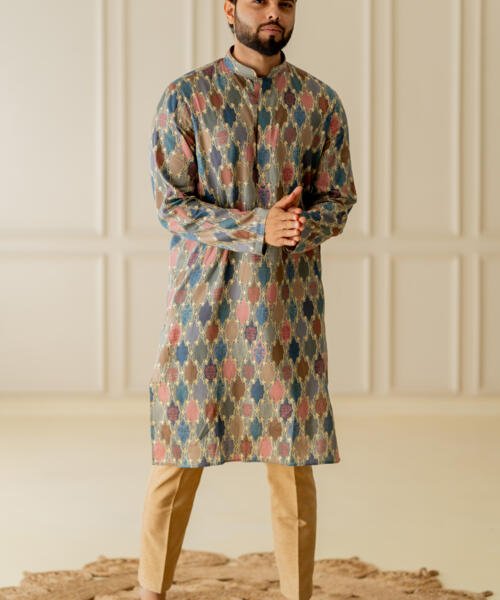 Printed Kurta With Pants