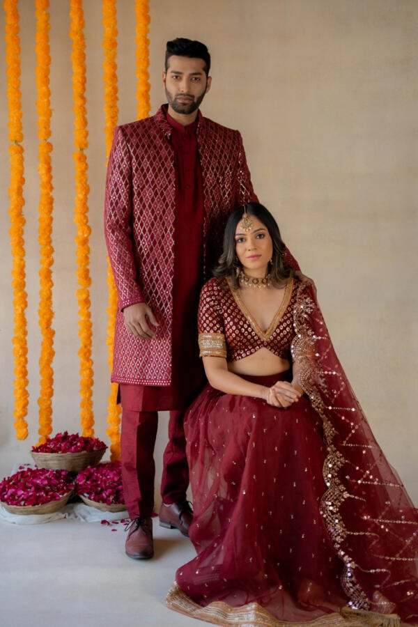 Ruby Sherwani Set - Image 2