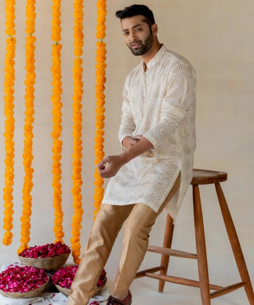 Classic Ivory Kurta Set