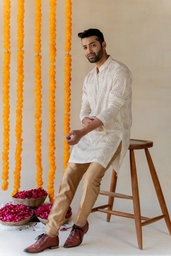 Classic Ivory Kurta Set