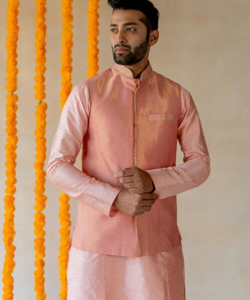 Soft Pink Tissue Bundi Set