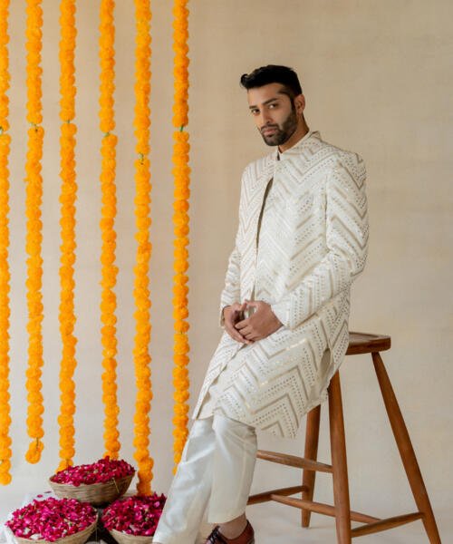 Classic Ivory Sherwani