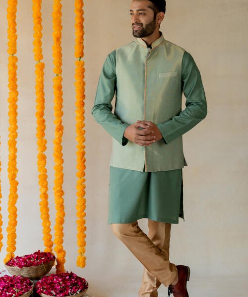 Mint Tissue Bundi Set