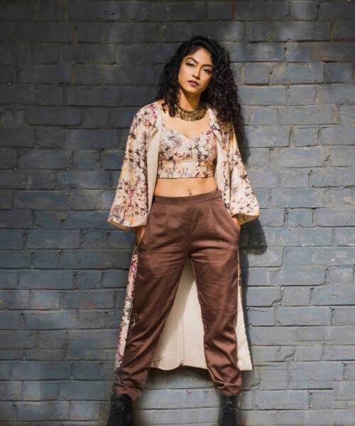 Fawn Jacket & Crop Top Set