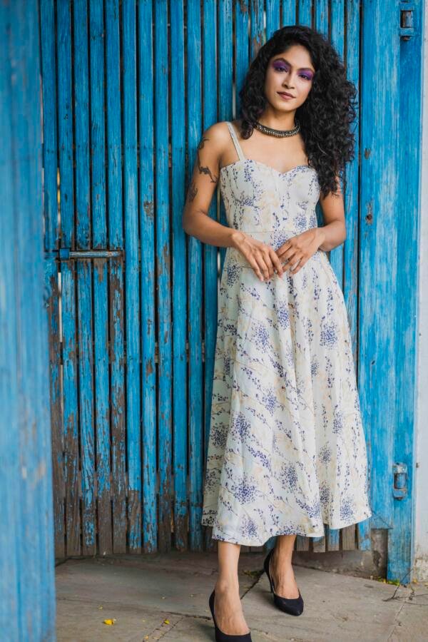 Ivory Linen Dress - Image 2