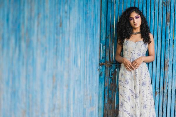 Ivory Linen Dress - Image 3