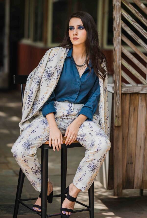 Linen Ivory Blazer Set