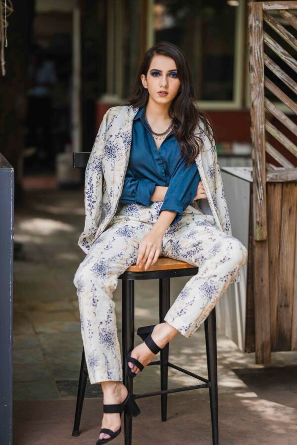 Linen Ivory Blazer Set - Image 4