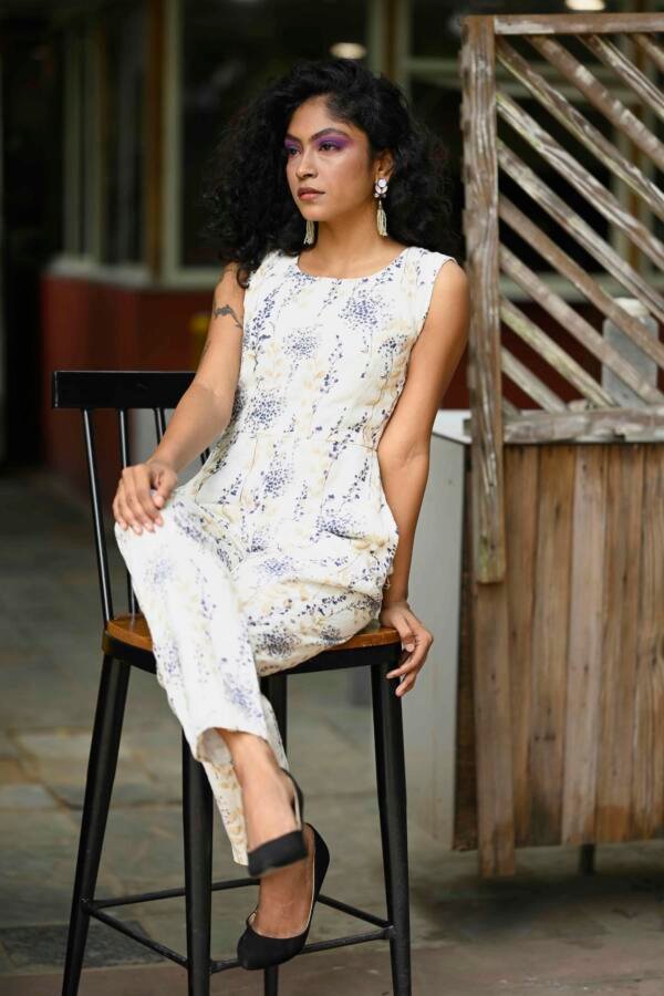 Linen Ivory Jumpsuit - Image 5