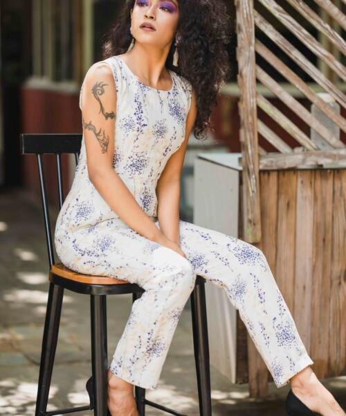 Linen Ivory Jumpsuit
