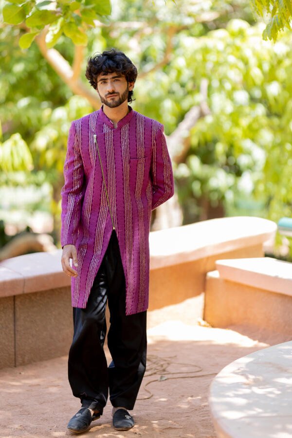 Indowestern Sherwani Set - Image 3
