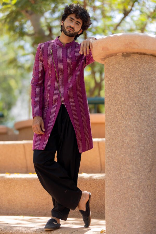 Indowestern Sherwani Set - Image 4