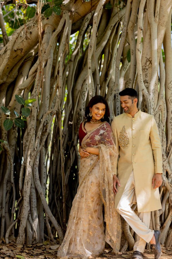Gold Saree Set - Image 6