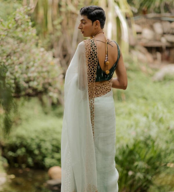 Organza Saree - Image 3