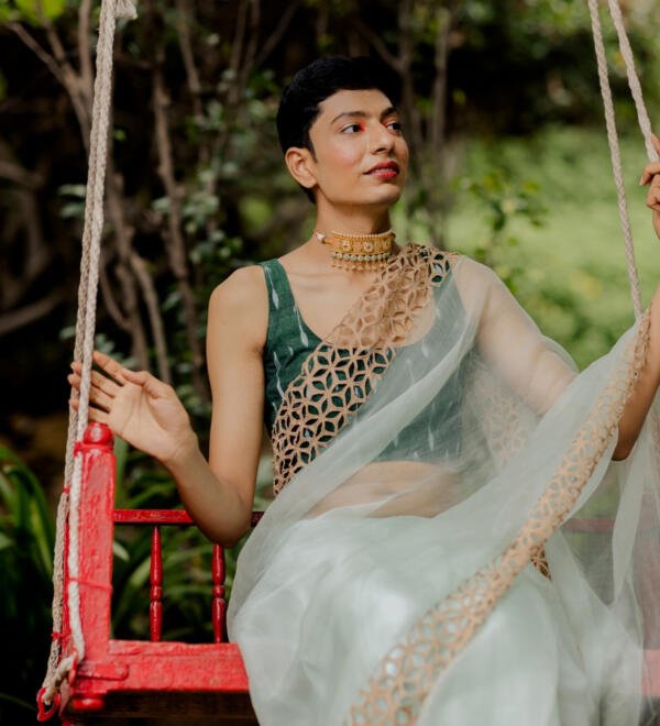Organza Saree - Image 4