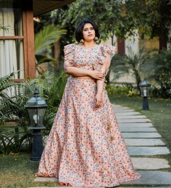 Scallop Lehenga Set - Image 4