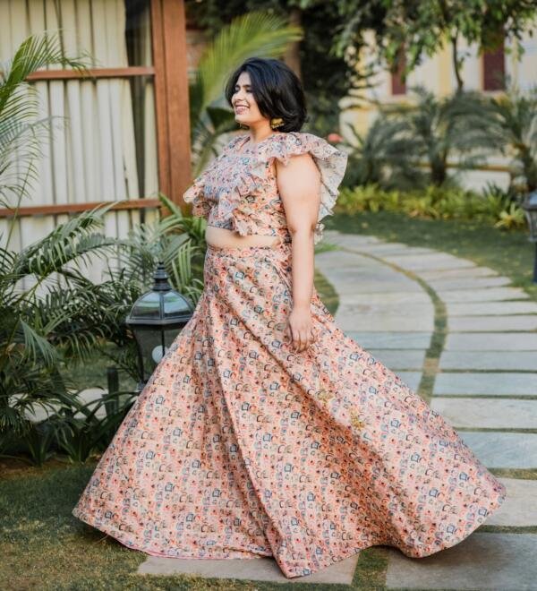 Scallop Lehenga Set - Image 2