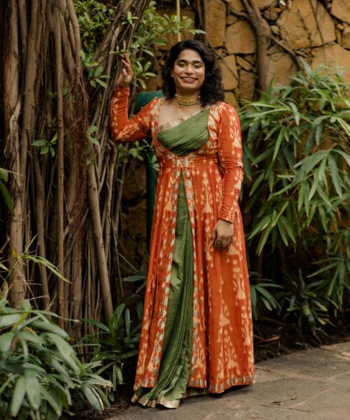 Draped Saree Gown