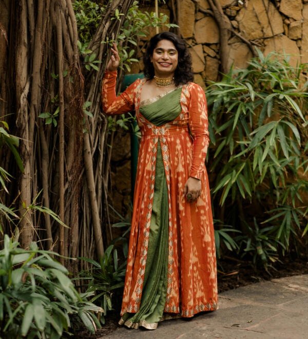Draped Saree Gown