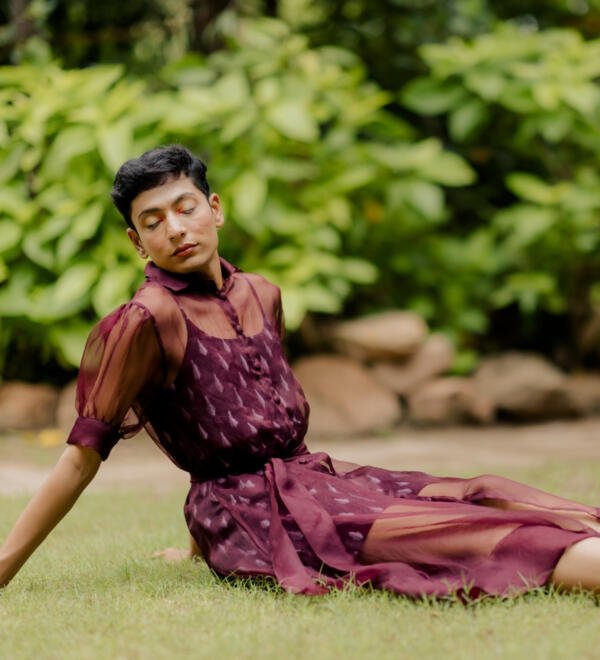 Organza & Ikat Dress - Image 2